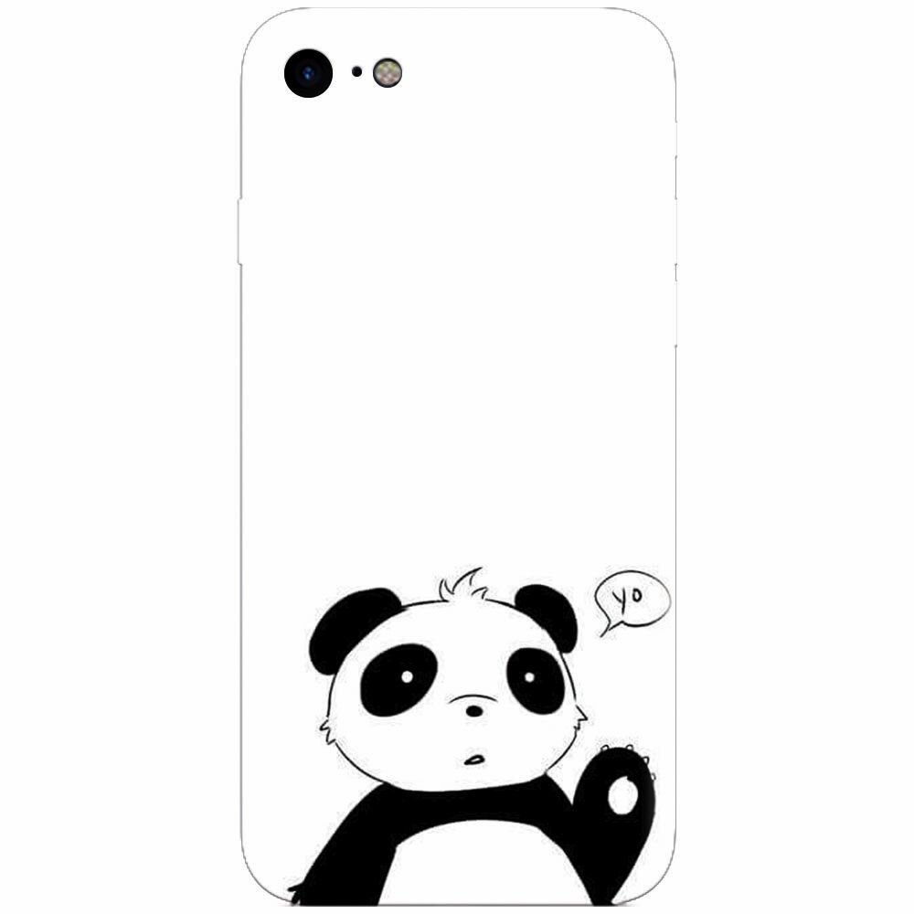 Husa silicon pentru Apple Iphone 8, Panda Cellphone