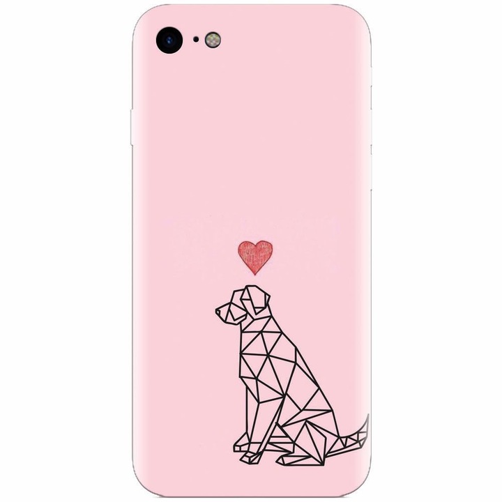 Szilikon tok Apple Iphone 5 / 5S / SE, Love Dog telefonhoz