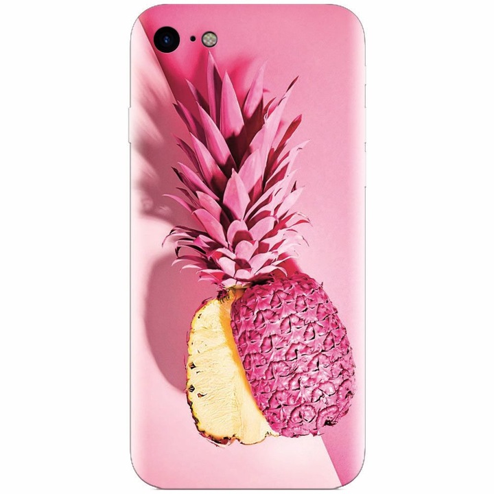 Apple Iphone 5 / 5S / SE, Pink Pineapple telefonnal kompatibilis szilikon borítás