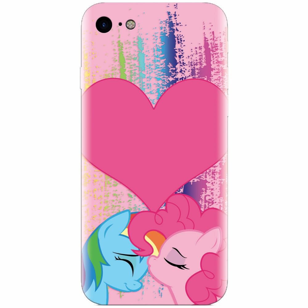 Husa silicon pentru Apple Iphone 5c, Pinkie Kiss
