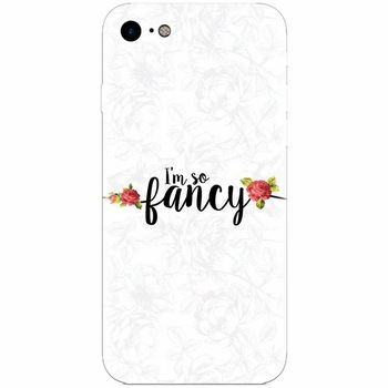 Husa silicon pentru Apple Iphone 5 / 5S / SE, Im So Fancy Floral Husa silicon pentru Apple Iphone 5 / 5S / SE, Im So Fancy Floral