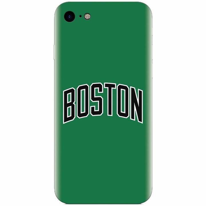 Husa din silicon compatibila cu Apple Iphone 5 / 5S / SE, NBA Boston Celtics