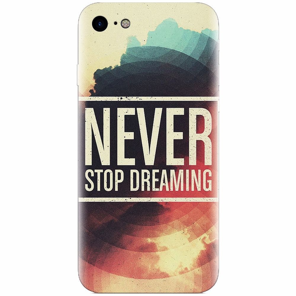 Husa silicon pentru Apple Iphone 5c, Never Stop Dreaming