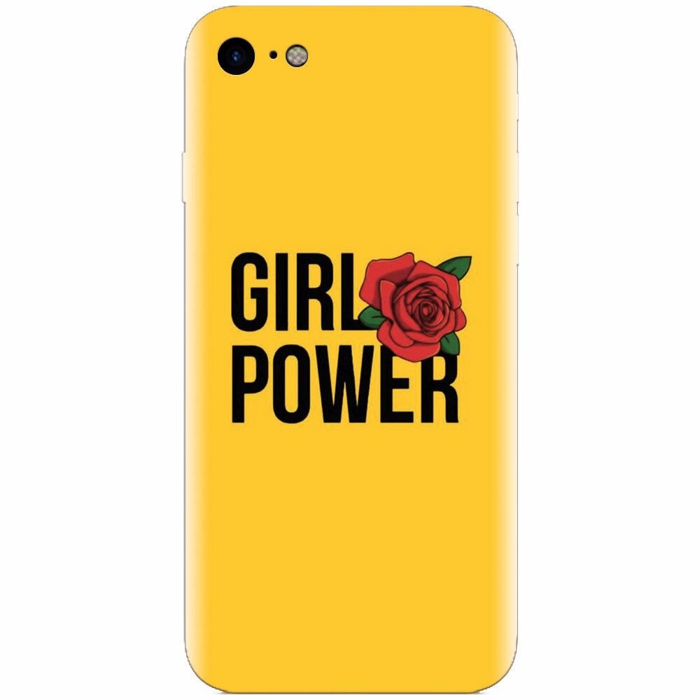 Husa silicon pentru Apple Iphone 5 / 5S / SE, Girl Power