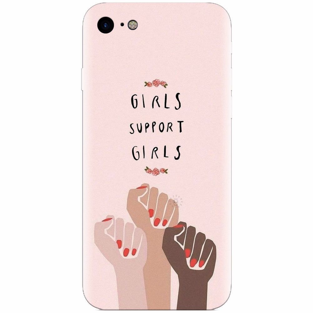 Husa silicon pentru Apple Iphone 5c, Girls Supportgirls