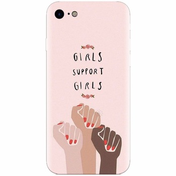 Husa silicon pentru Apple Iphone 5c, Girls Supportgirls Husa silicon pentru Apple Iphone 5c, Girls Supportgirls