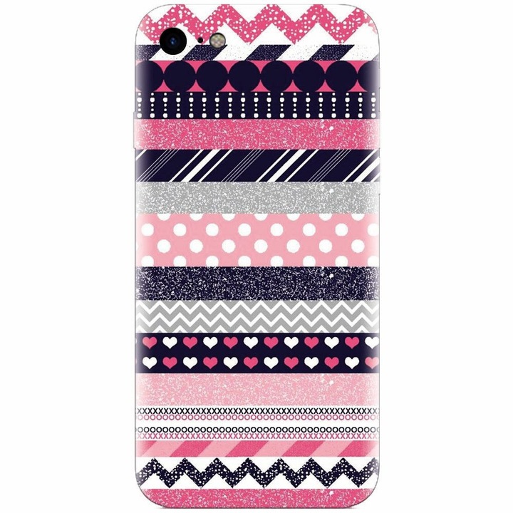 Apple Iphone 5 / 5S / SE, Love Pattern készülékkel kompatibilis szilikon tok