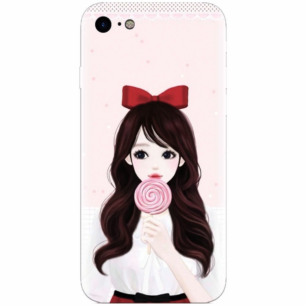 Husa silicon pentru Apple Iphone 5 / 5S / SE, Girly 001