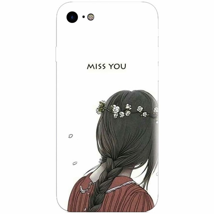Szilikon tok Apple Iphone 5 / 5S / SE készülékhez, Miss You