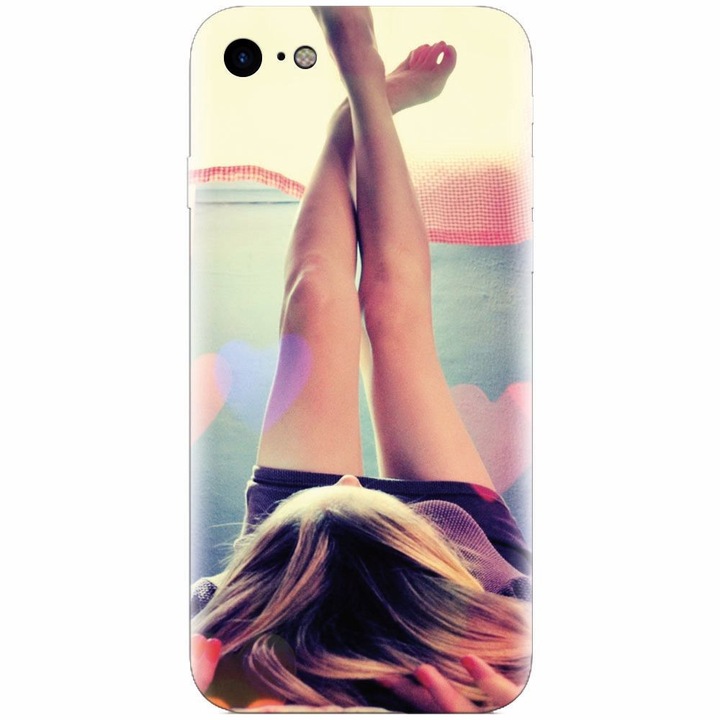 Szilikon tok Apple Iphone 5 / 5S / SE, Relax Girl telefonhoz