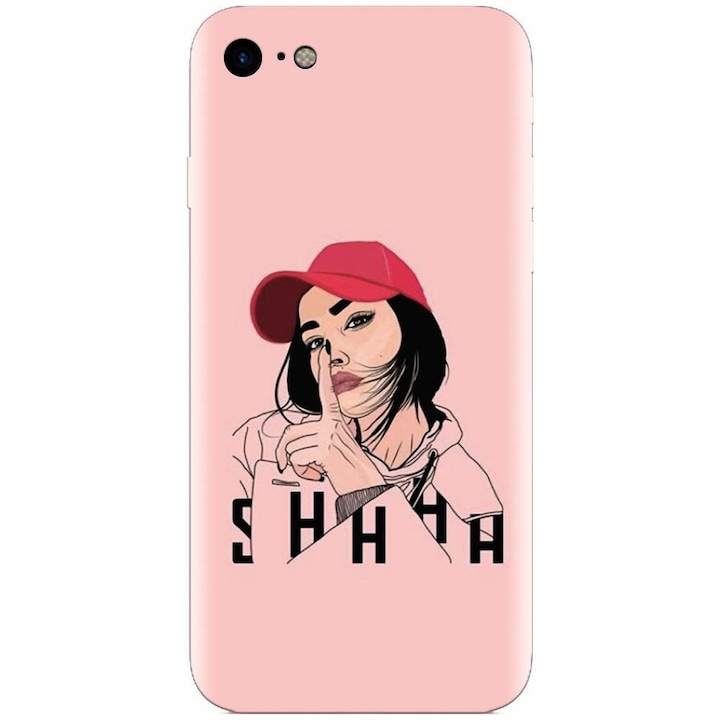 Szilikon tok kompatibilis az Apple Iphone 5 / 5S / SE telefonnal, Shh