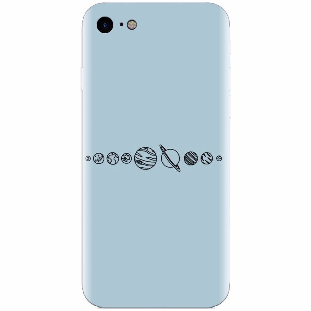 Husa silicon pentru Apple Iphone 5c, Planets