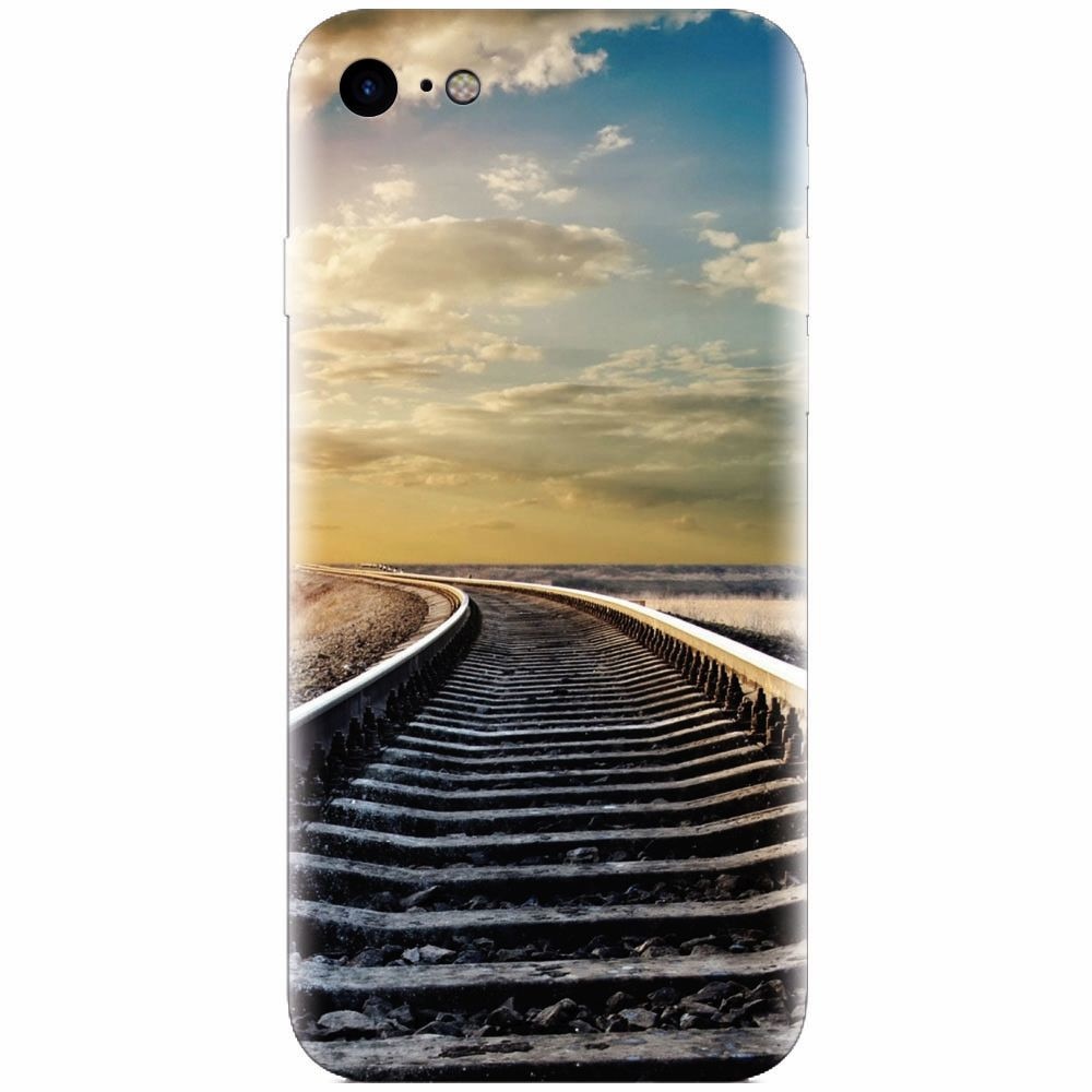 Husa silicon pentru Apple Iphone 5c, Railroad Horizon