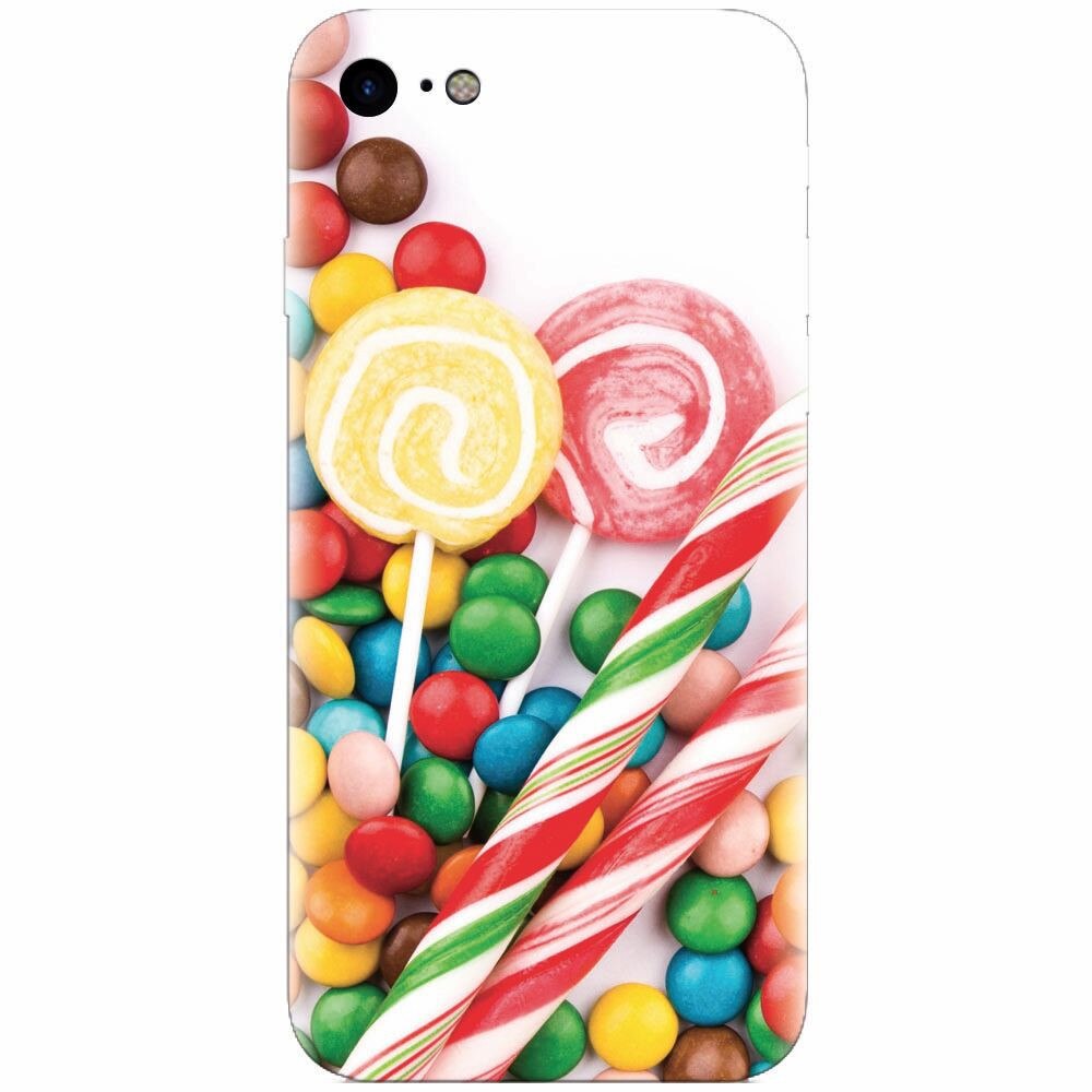Husa silicon pentru Apple Iphone 8, Sweet Colorful Candy