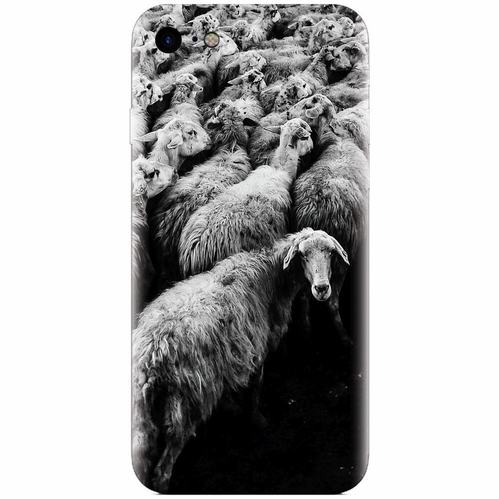 Husa silicon pentru Apple Iphone 5c, Sheep