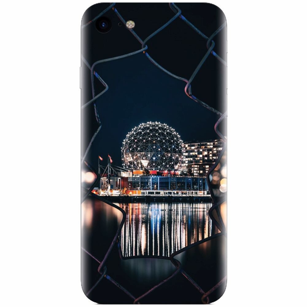 Husa silicon pentru Apple Iphone 5 / 5S / SE, Abstract Architectural Design