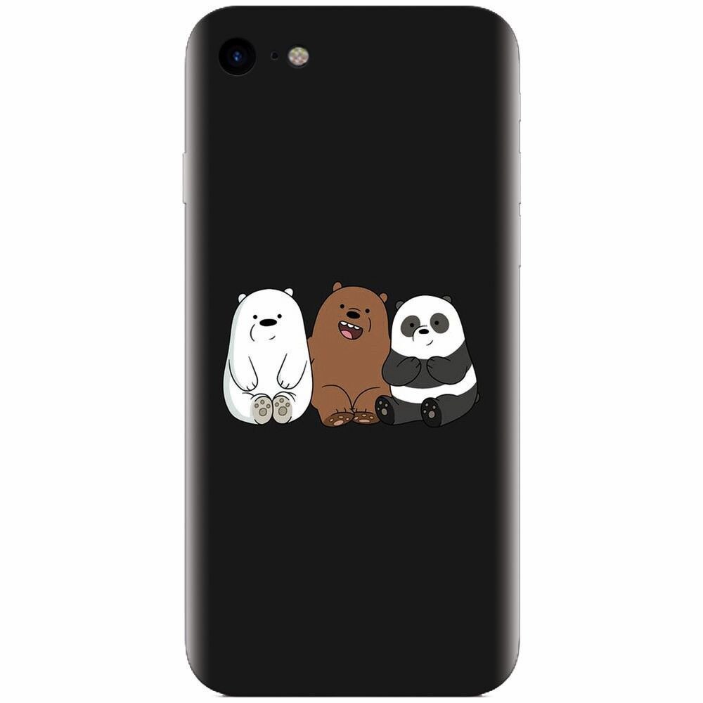 Husa silicon pentru Apple Iphone 6 Plus, Bears