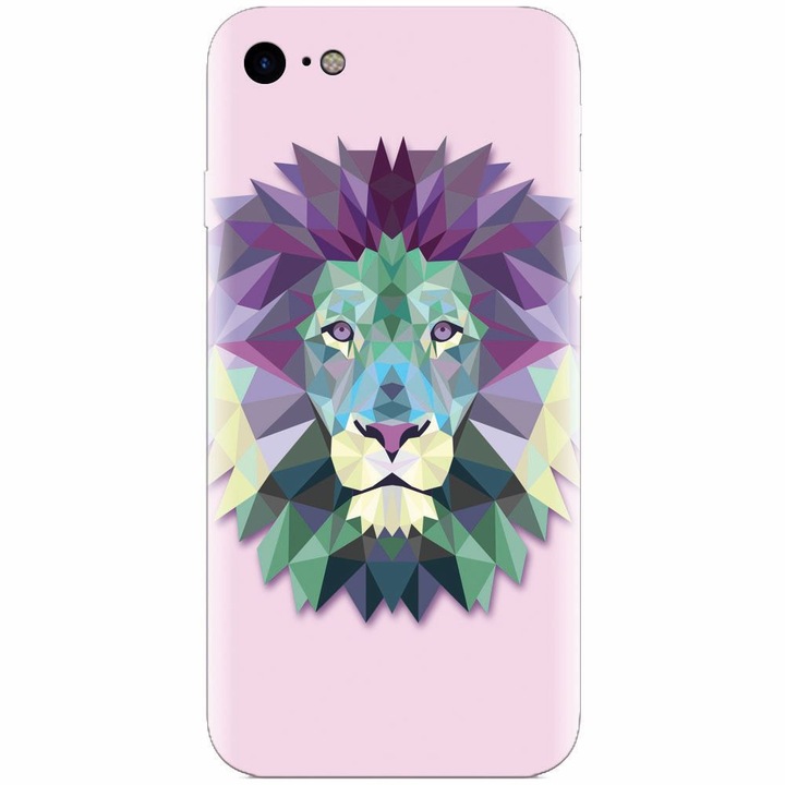 Apple Iphone 5 / 5S / SE, Polygon Lion telefonnal kompatibilis szilikon tok