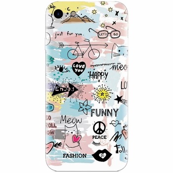 Husa silicon pentru Apple Iphone 5c, Travel 101 Husa silicon pentru Apple Iphone 5c, Travel 101