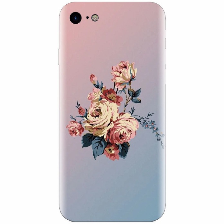 Szilikon tok Apple Iphone 5 / 5S / SE, Roses telefonokhoz