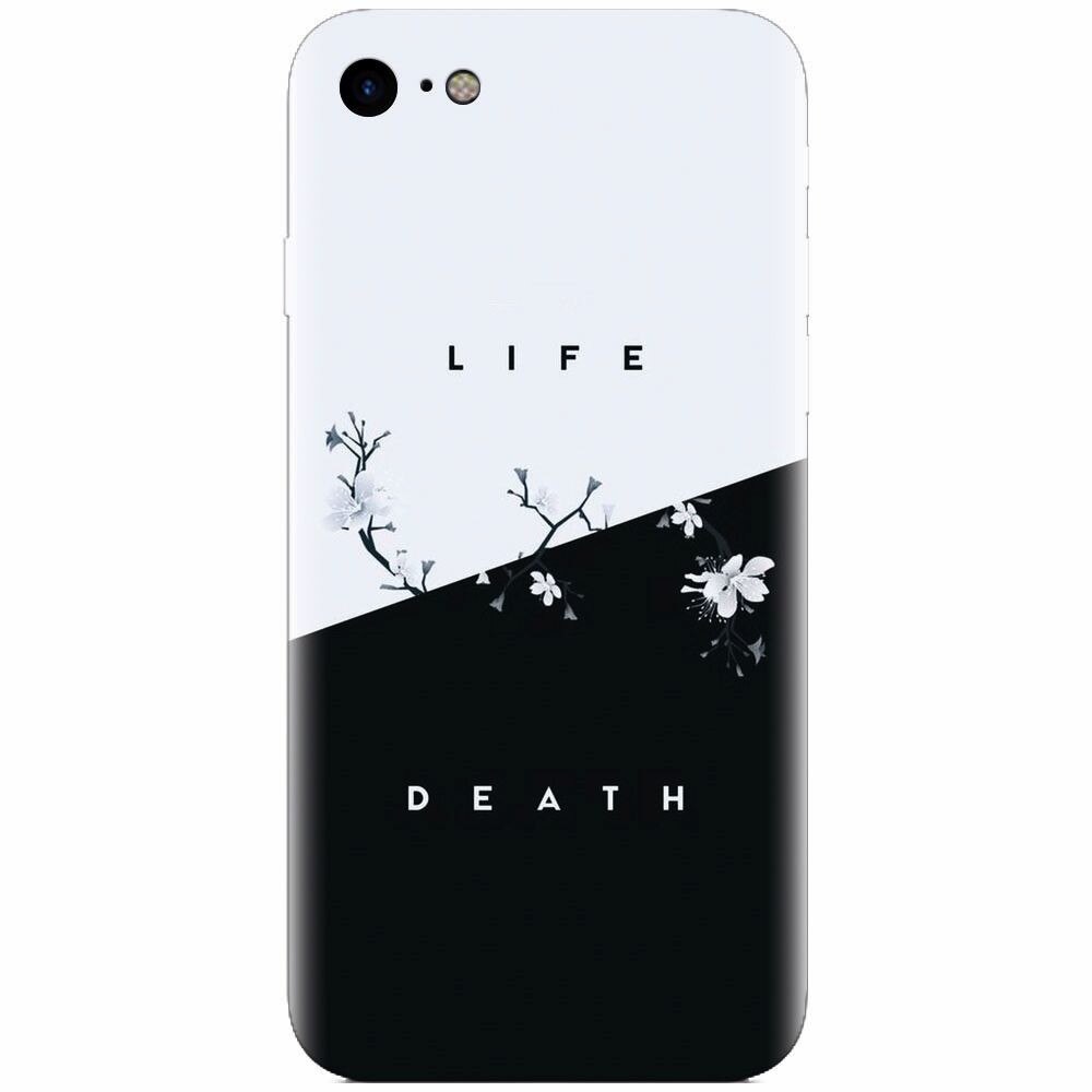 Husa silicon pentru Apple Iphone 8, Life Vs Death