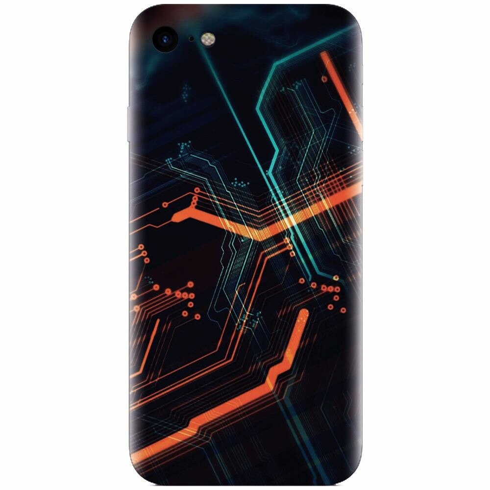 Husa silicon pentru Apple Iphone 8, Circuits