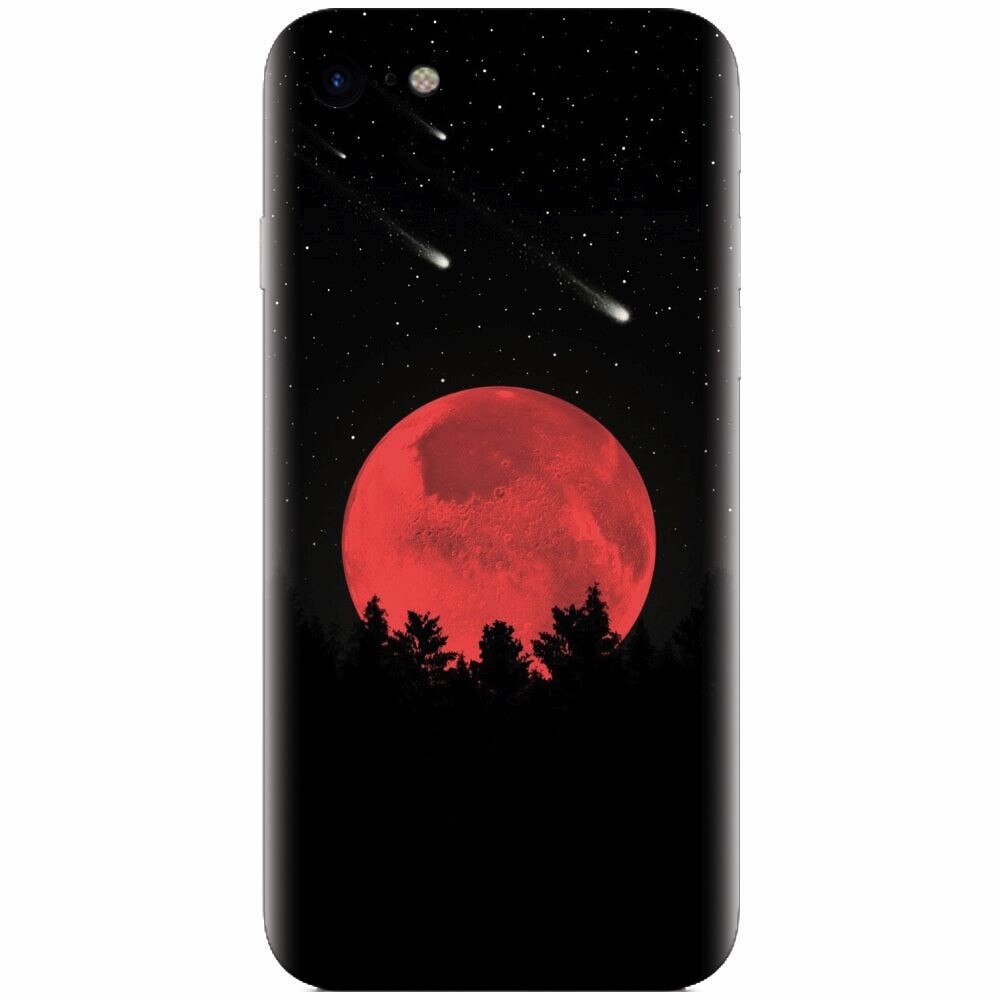 Husa silicon pentru Apple Iphone 5c, Blood Moon
