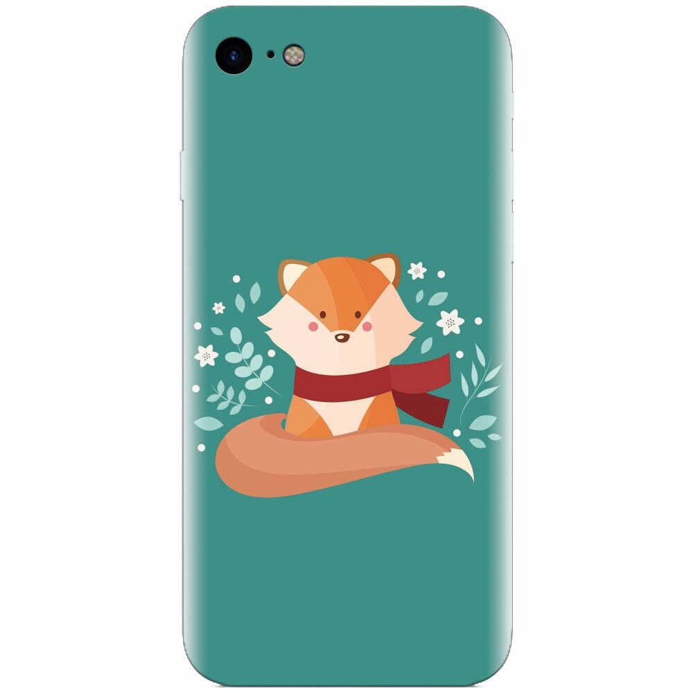 Husa silicon pentru Apple Iphone 5 / 5S / SE, Winter Fox