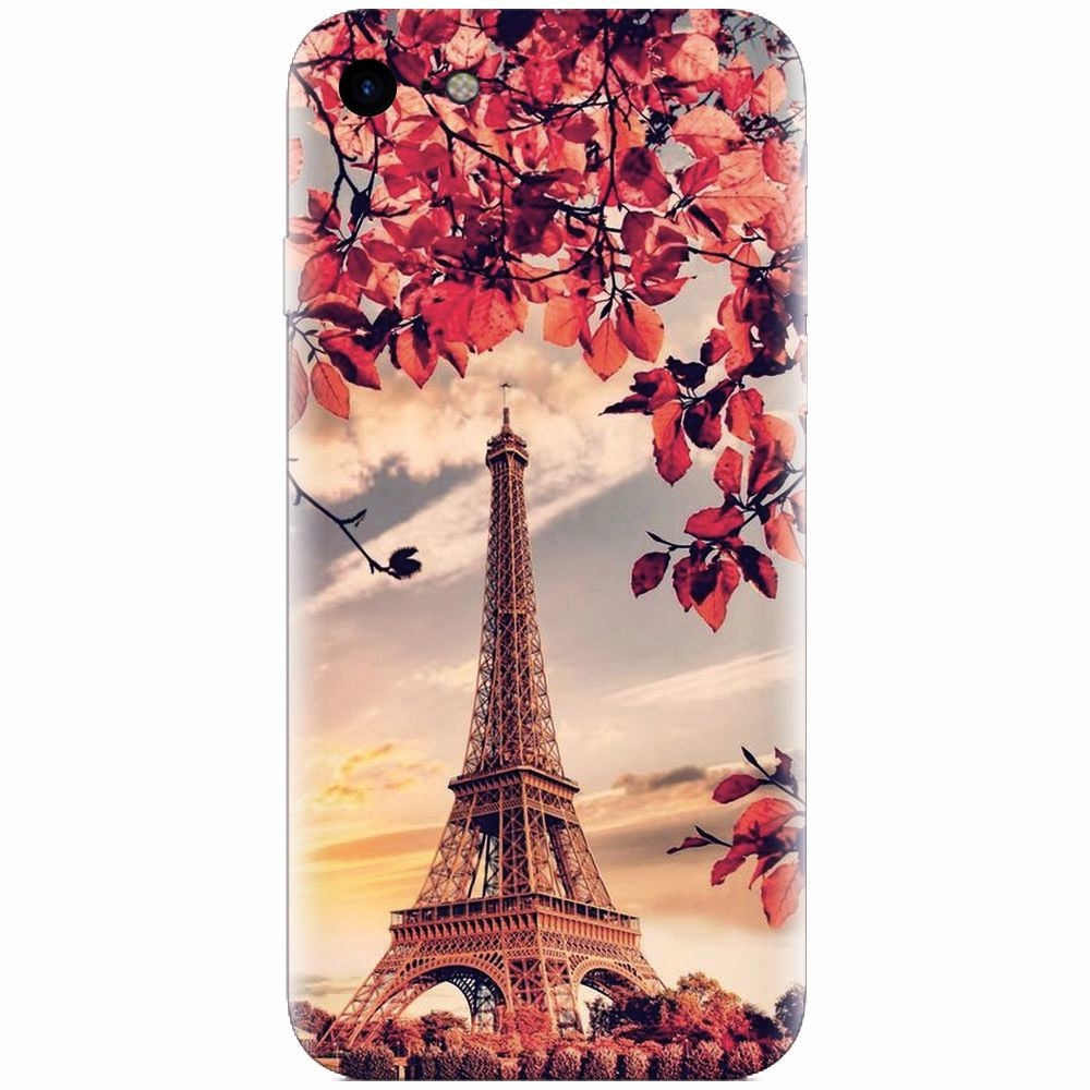 Husa silicon pentru Apple Iphone 8, Eifel Tower