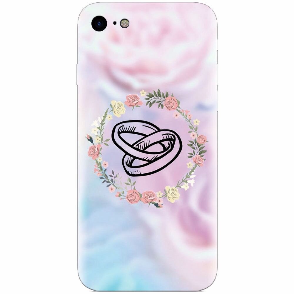 Husa silicon pentru Apple Iphone 7, Rings