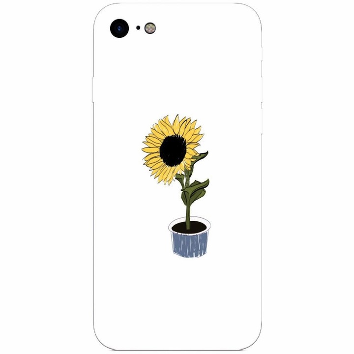 Szilikon tok Apple Iphone 5 / 5S / SE, Sun Flower telefonhoz
