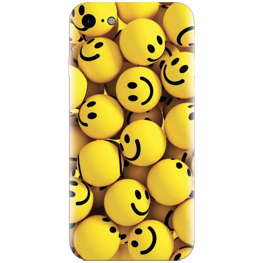 Husa silicon pentru Apple Iphone 5c, Smiles 002