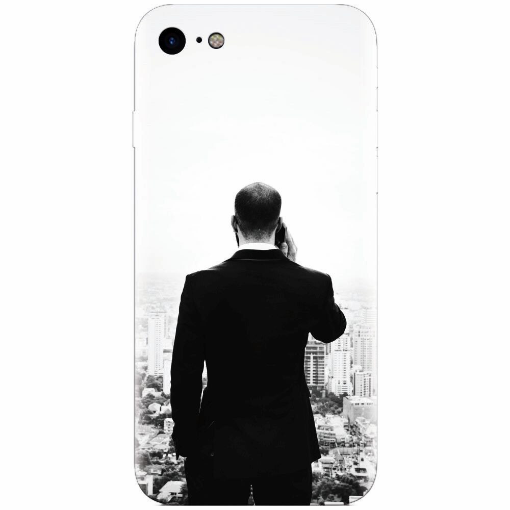 Husa silicon pentru Apple Iphone 8, Man In Suit
