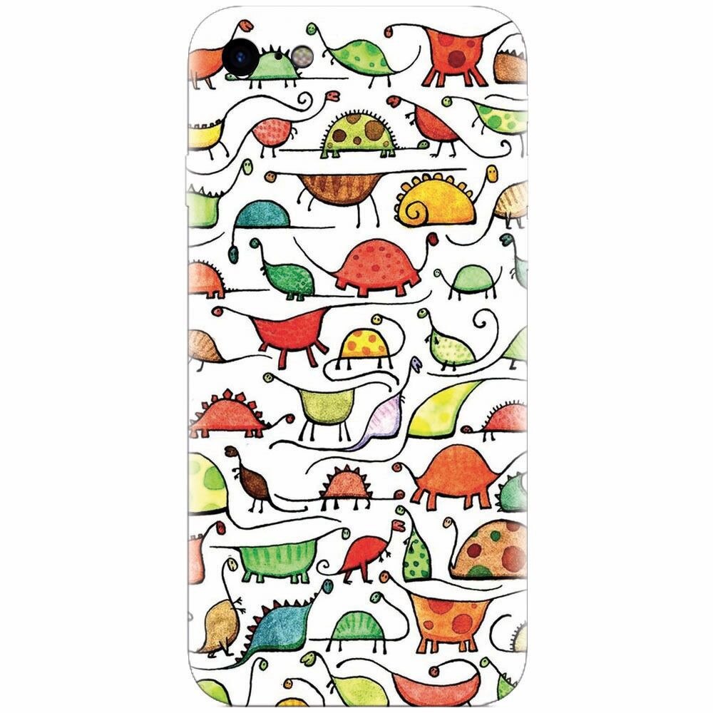 Husa silicon pentru Apple Iphone 5c, Dino