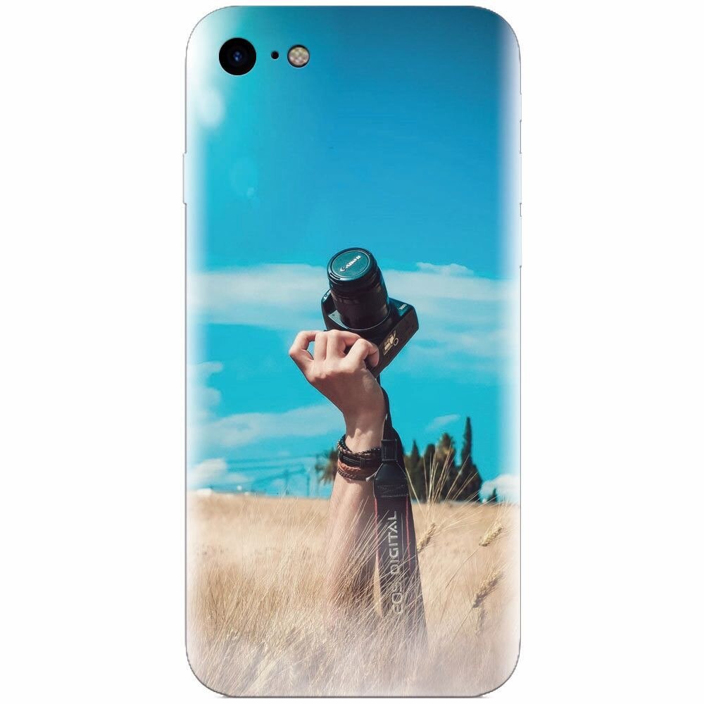 Husa silicon pentru Apple Iphone 5 / 5S / SE, Camera