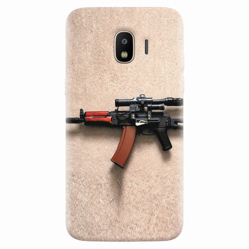 Husa silicon pentru Samsung Galaxy J2 2018, AK Kalashnikov Gun Of Military