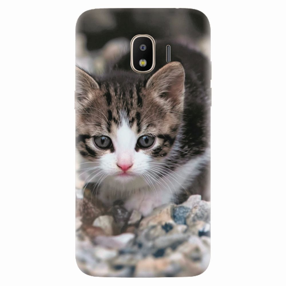 Husa silicon pentru Samsung Galaxy J4 2018, Animal Cat