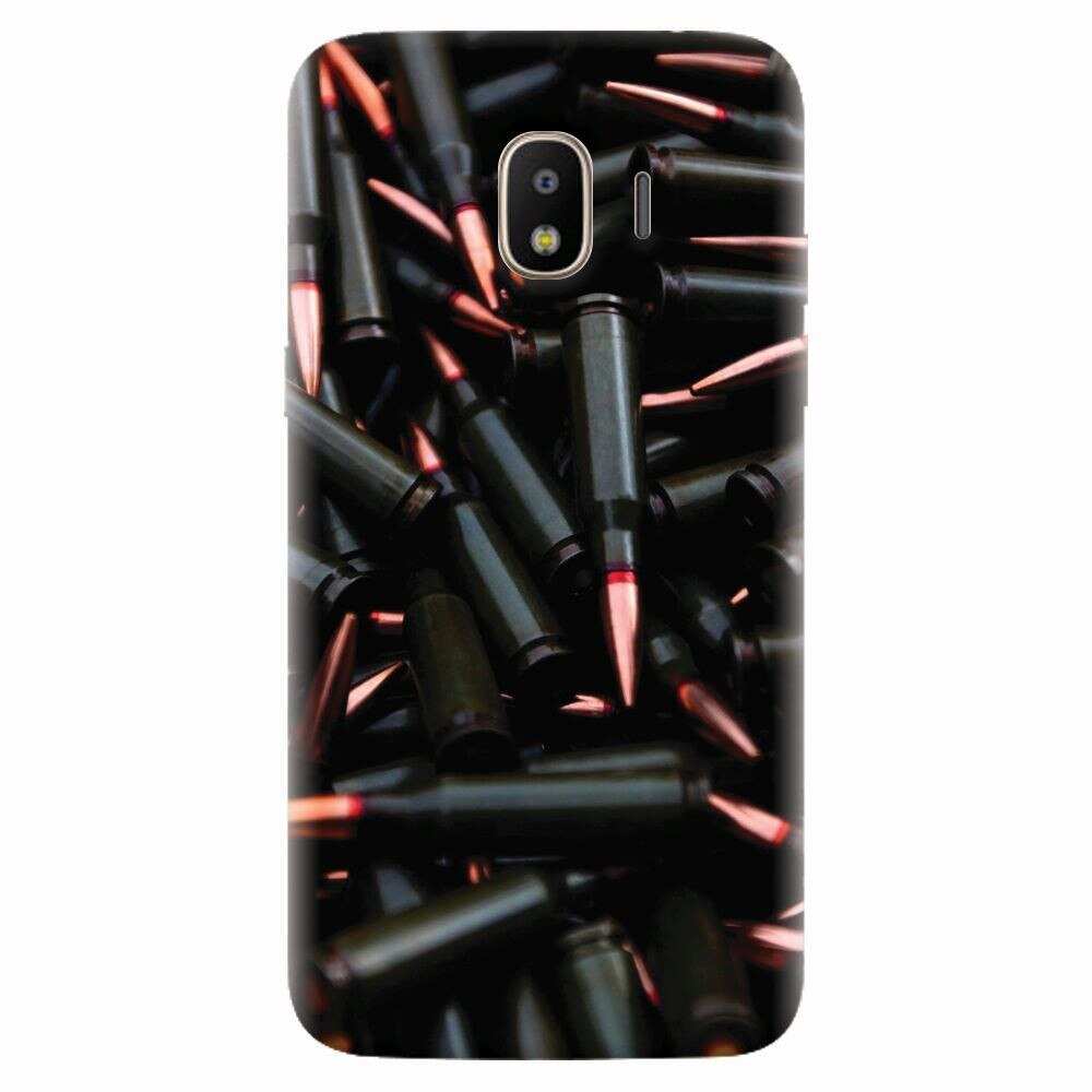 Husa silicon pentru Samsung Galaxy J4 2018, Ammunition Bullets