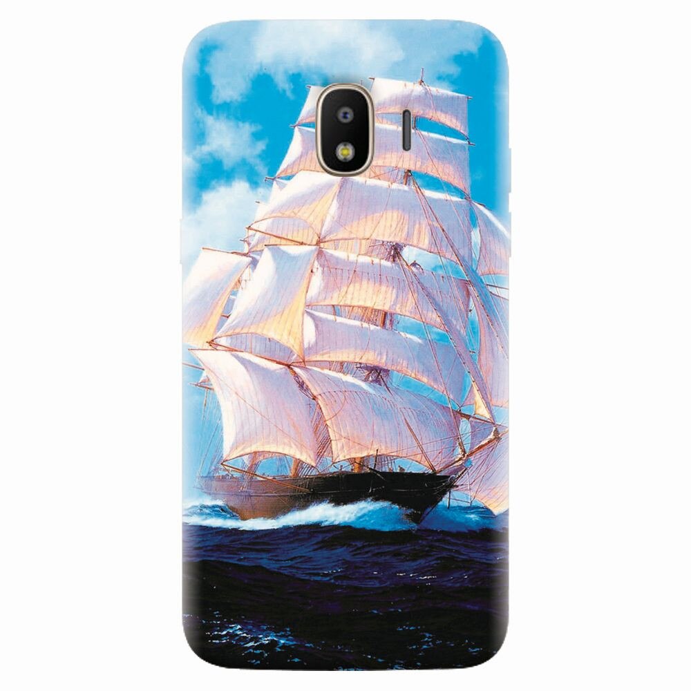 Husa silicon pentru Samsung Galaxy J4 2018, Attractive Art Of Ships
