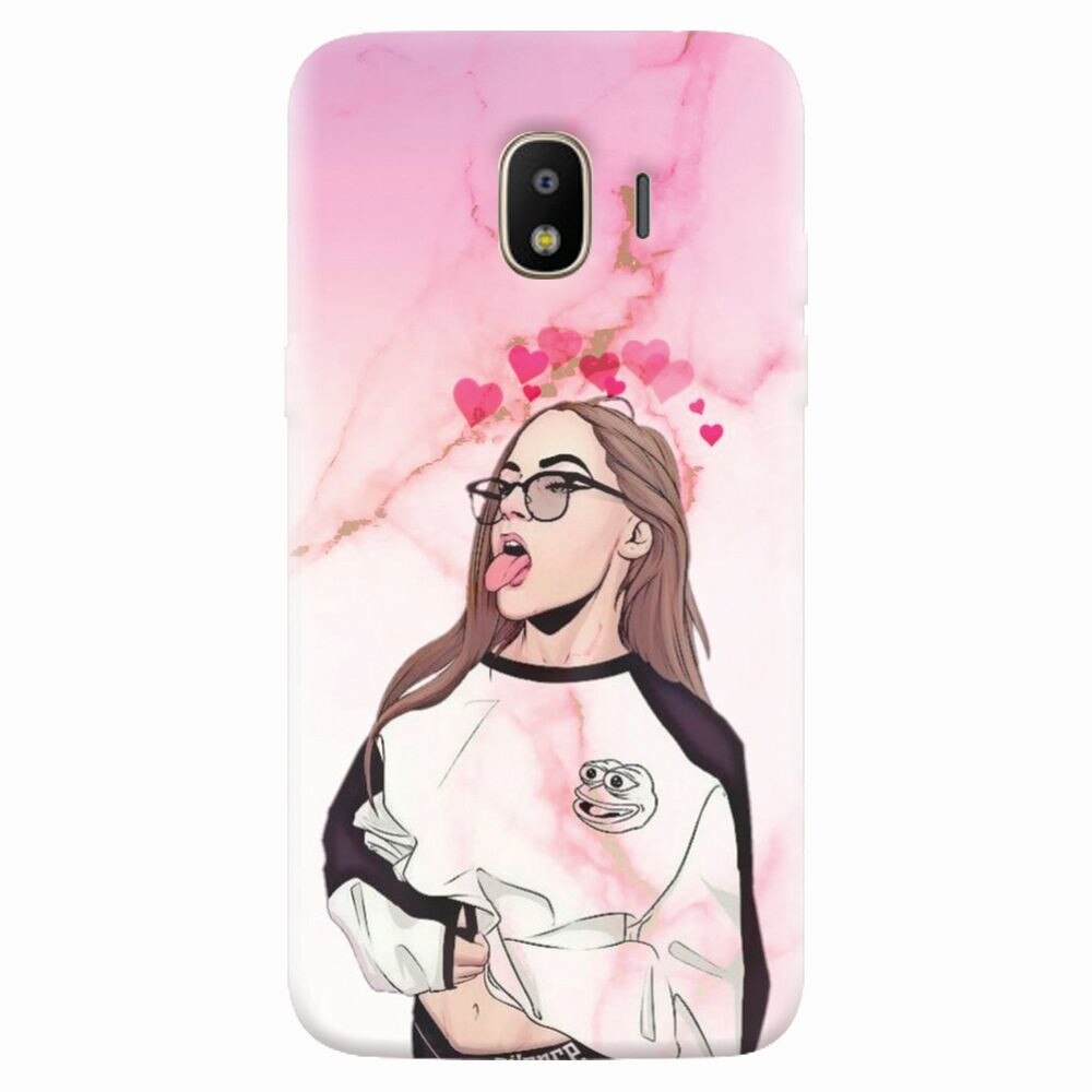 Husa silicon pentru Samsung Galaxy J4 2018, Bad Girl