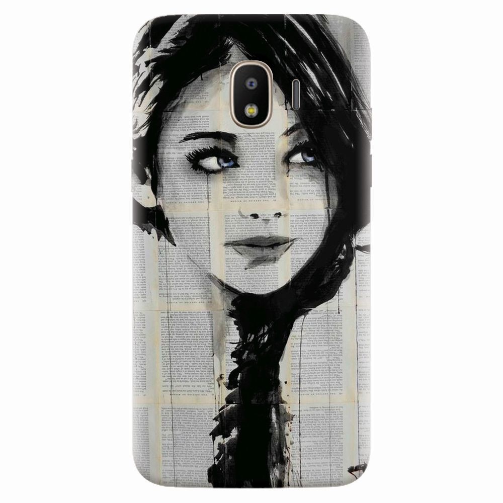 Husa silicon pentru Samsung Galaxy J4 2018, Blue Eyes