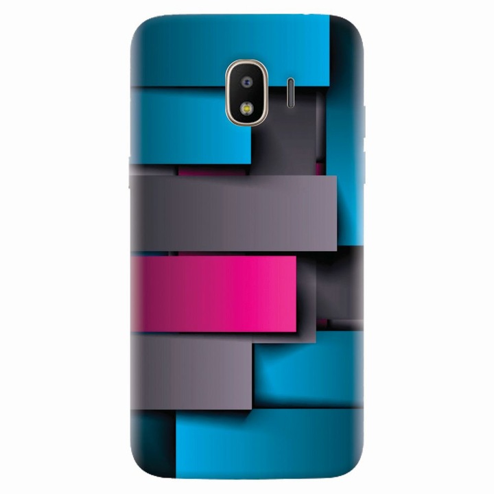 Husa silicon pentru Samsung Galaxy J4 2018, Cool Abstract