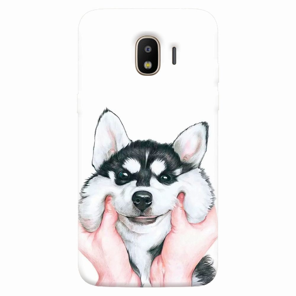 Husa silicon pentru Samsung Galaxy J2 pro 2018, Cute Dog 1