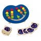 Joc sorteaza culorile, lemn, multicolor