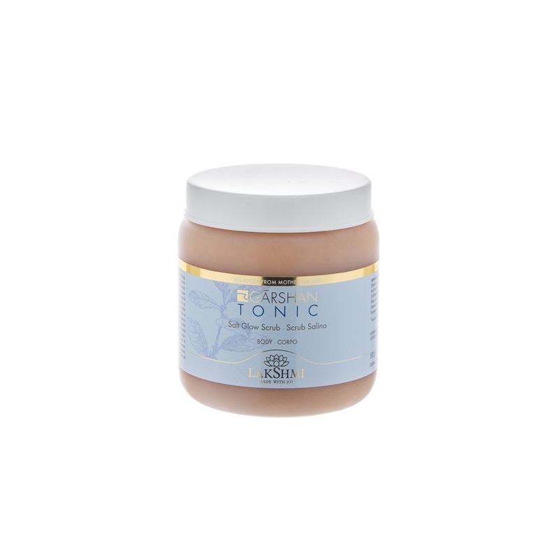 Scrub salin, Lakshmi, Lakshmi, 500 gr, organic, cu actiune de detoxifiere, elimina celulele moarte