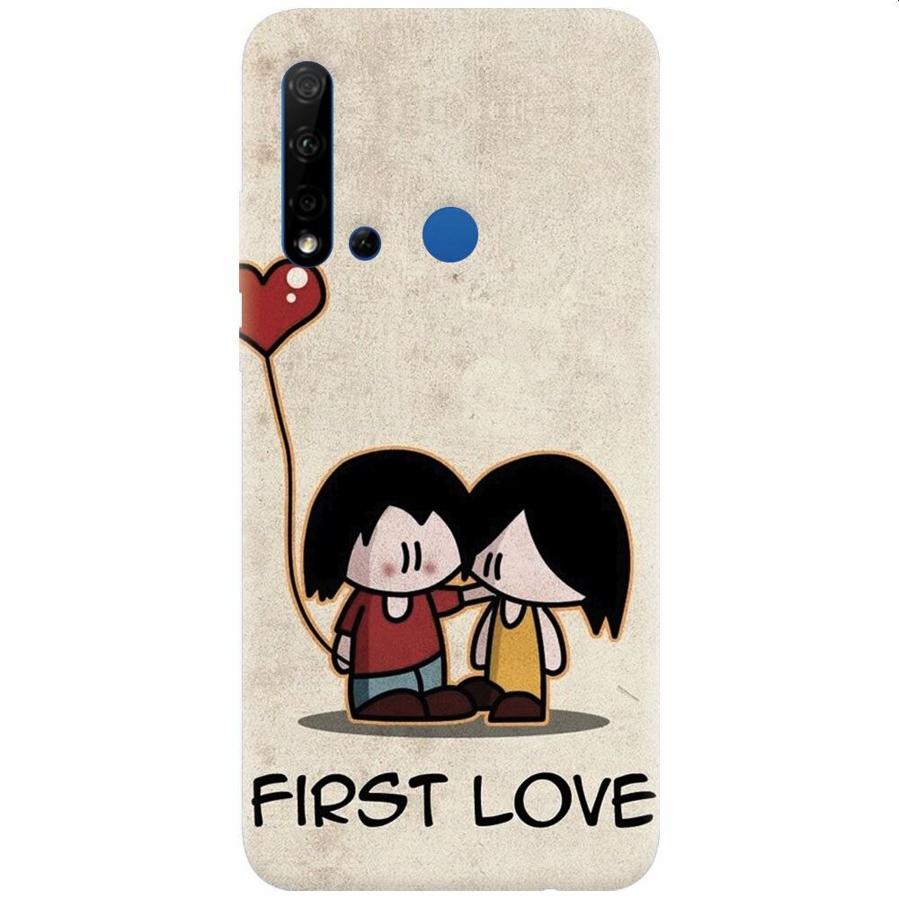 Husa silicon pentru Huawei P20 Lite (2019), First Love Great Lock Screen