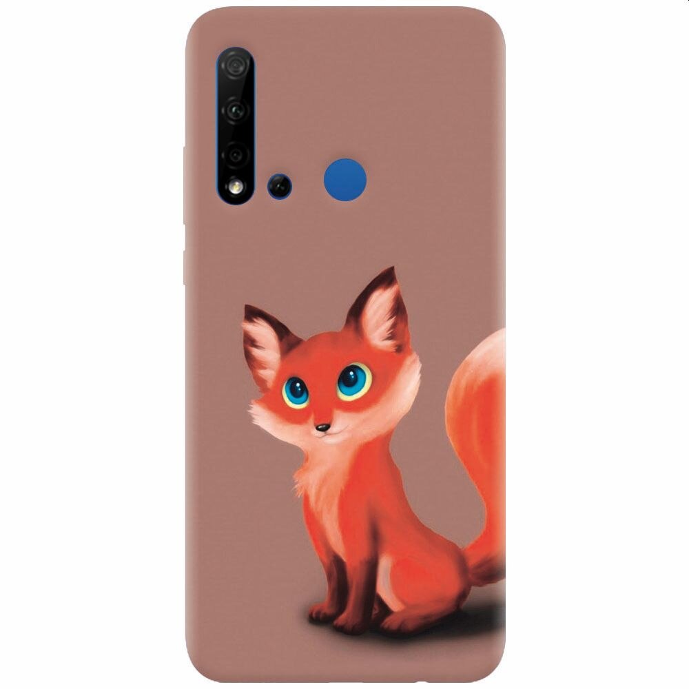 Husa silicon pentru Huawei P20 Lite (2019), Fox Cartoon Animal And