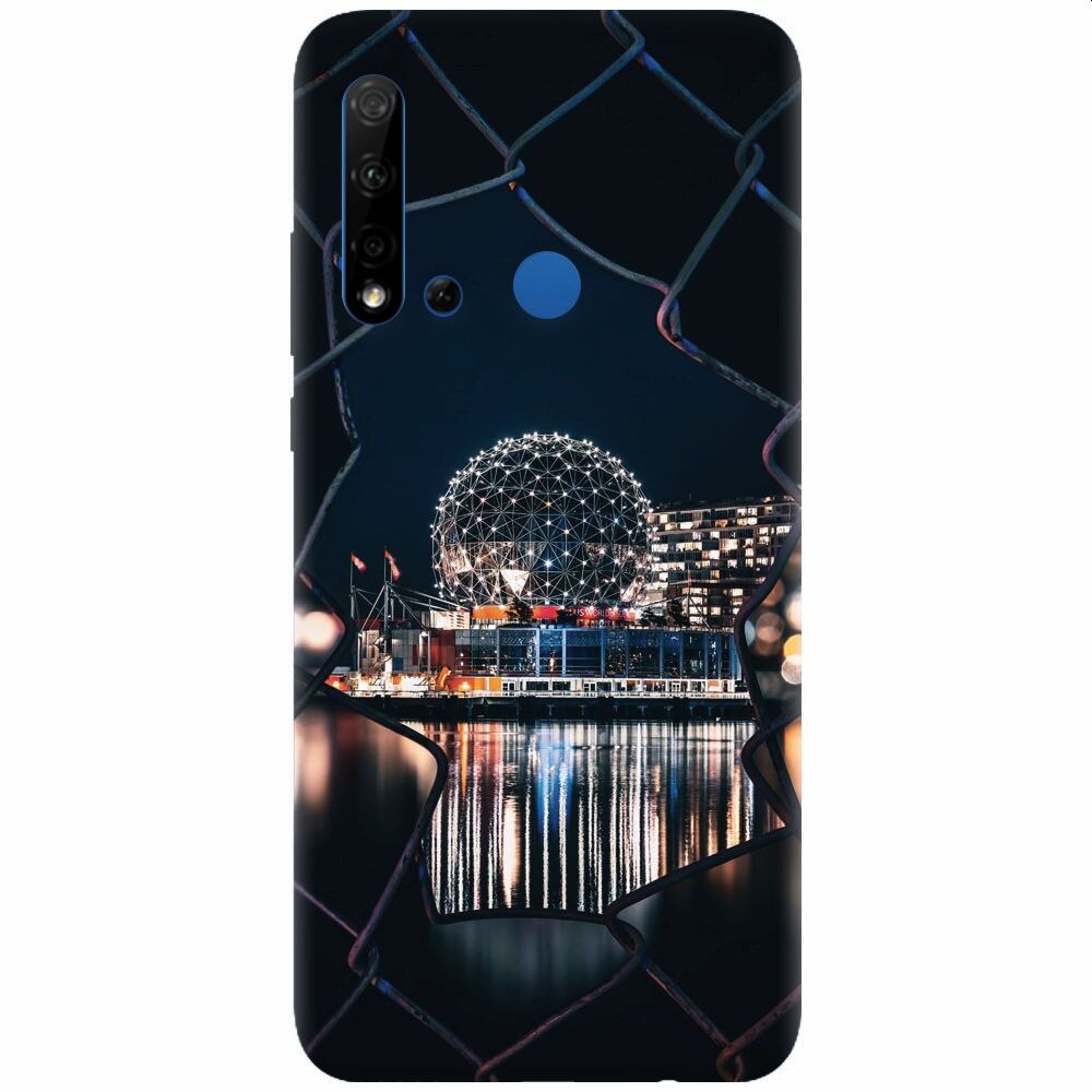 Husa silicon pentru Huawei P20 Lite (2019), Abstract Architectural Design