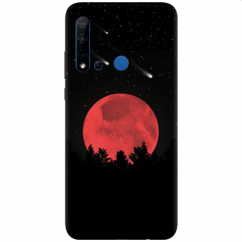 Husa silicon pentru Huawei P20 Lite (2019), Blood Moon