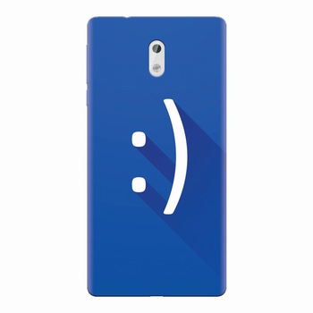 Husa silicon pentru Nokia 3, Smile Husa silicon pentru Nokia 3, Smile
